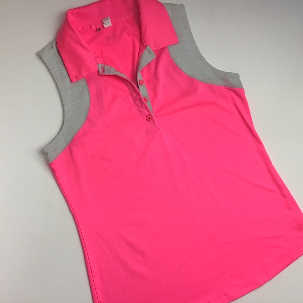 Under Armour Sleeveless Gray & Pink Top